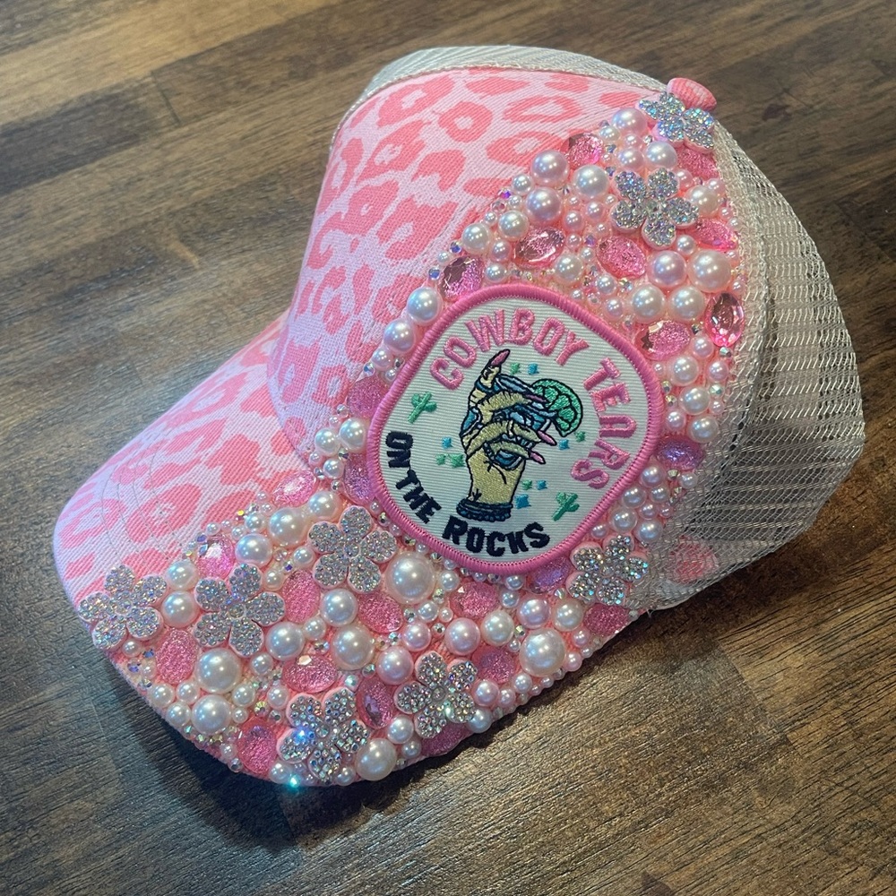 Cowboy Tears Ponytail Trucker Cap NWOT